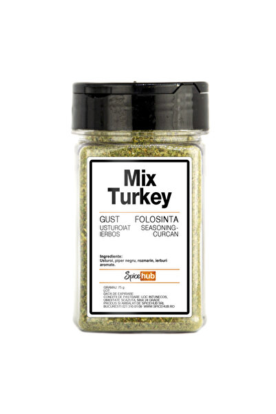 Spicehub Mix Turkey, condiment premium pentru curcan la cuptor, fripturi si p...