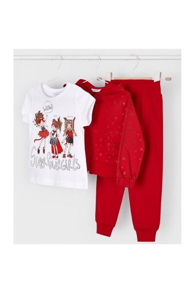 MAYORAL 3-piece tracksuit for girls 3850-44