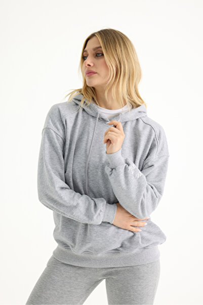 veres Γυναικείο φούτερ Grimelaj Free Spirit με κέντημα με 3 κλωστές χωρίς σαρδόνια K με κουκούλα