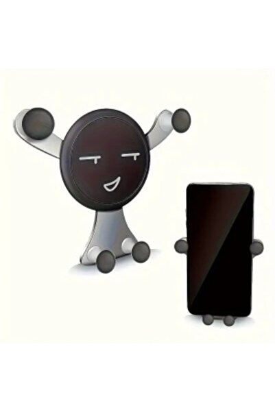 unbranded Suport smartphone cu grilă de ventilație auto argintie