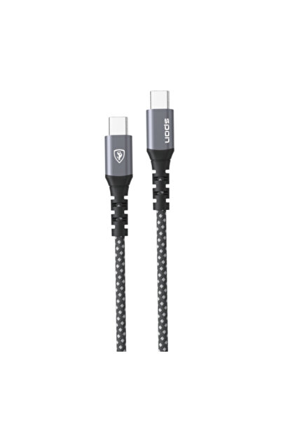 Spon PD Type-C Fabric Cut-Resistant Charging Cable