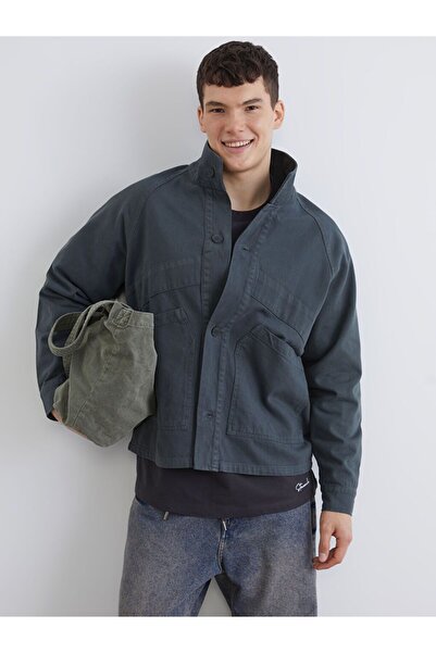 LC Waikiki سترة قميص رجالية بأكمام طويلة ومريحة من XSIDE