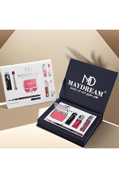 MAYDREAM طقم ارواج+جلوس+محدد شفايف + احمر خدود بودرة PH-1371A