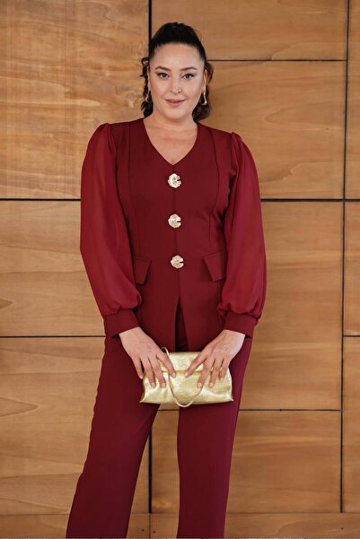 ZISHAN Plus Size Elegance – Viscose Two-Piece Set 029