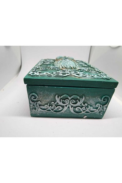 Meya design Mysterious Owl Embossed Decorative Box
