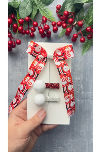 Toka Perisi مجموعة مشابك شريط هدايا السنة الجديدة وعيد الميلاد (مشبك معدني بط...