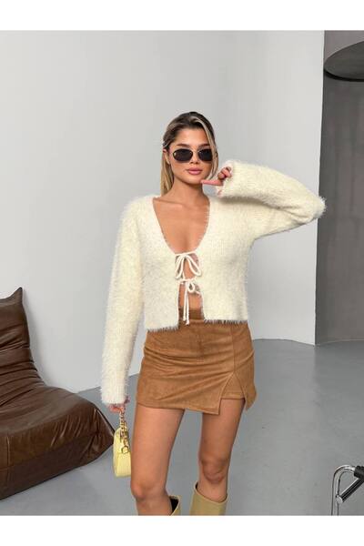 LOUP DORE Beard-Friendly Cardigan with Front Buttons