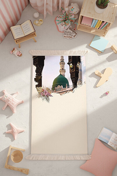 Tepeli Home Mutlu Minikler Çocuk Seccadesi – Konforlu Model Kaymaz Taban Yıka...