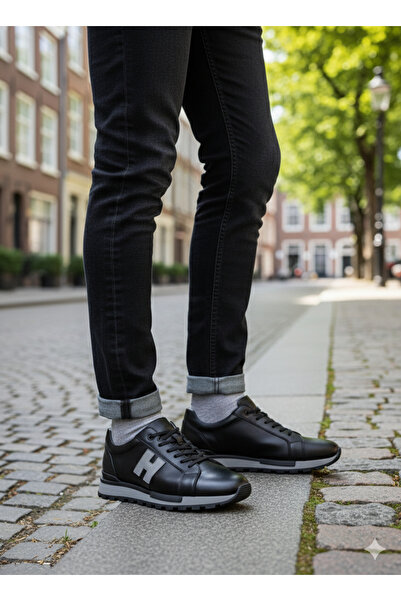 UZR Hakiki Deri Erkek Caual Spor Ayakkabı