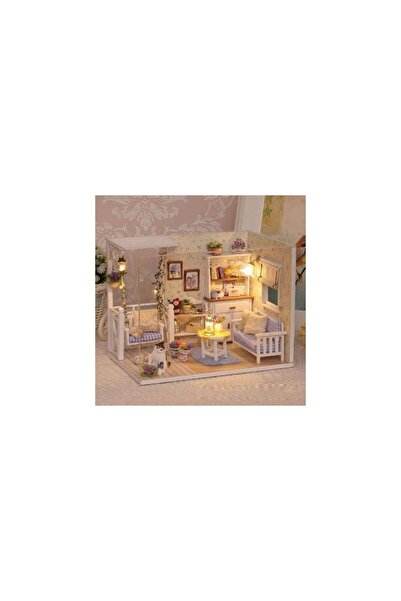 Three top online Retro model wooden dollhouse DIY 3013