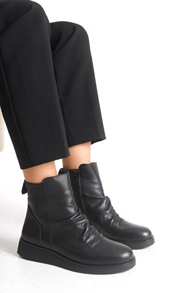 Elile Shoes Genuine Leather Women's Winter Boots from Size 36 to Size 41-42