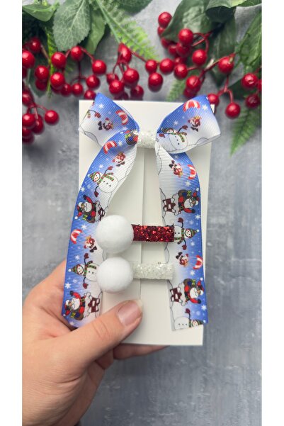 Toka Perisi مجموعة مشابك شريط هدايا السنة الجديدة وعيد الميلاد (مشبك معدني بط...