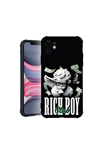 bestcase Carcasă Pro Shock pentru Apple iPhone 11, cu design Rich Boy Club, 3...