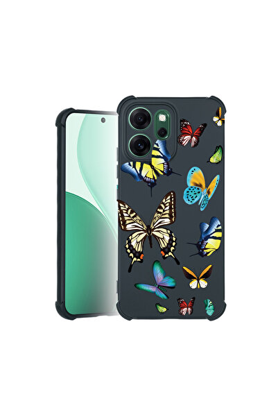 bestcase Carcasă Pro Shock pentru Oppo Reno 14F / FS, cu design în culori frumoase, fluturi, 3100041 ASB 992