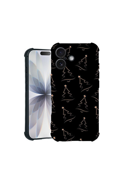 bestcase Carcasă Pro Shock pentru Apple iPhone 15 Pro, design Brad de Crăciun...