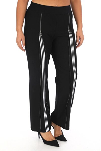 ZANESSI 7216 Women's Plus Size Stretch Fabric Pants – Elastic, High Shaping /...