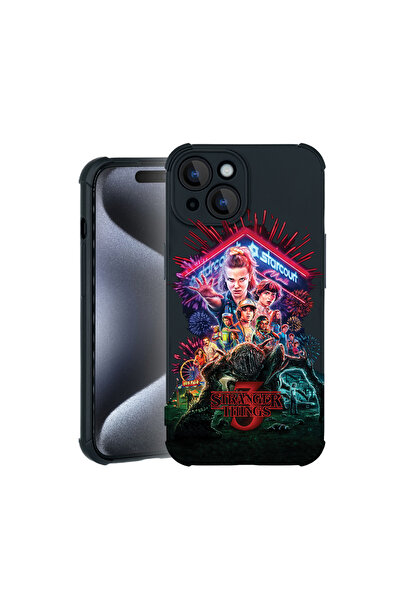 bestcase Carcasă Pro Shock pentru Apple iPhone 15, cu design Stranger Things, 3100031 ASB 372