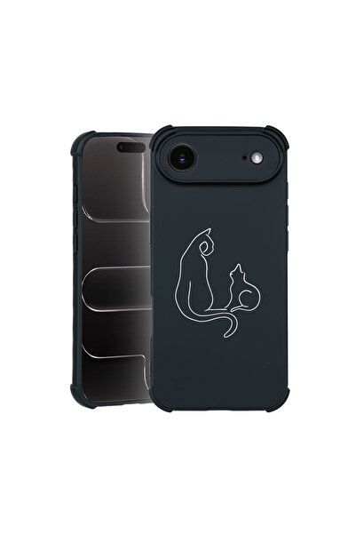 bestcase Carcasă Pro Shock pentru Apple iPhone 17 Air, cu design abstract Cat...