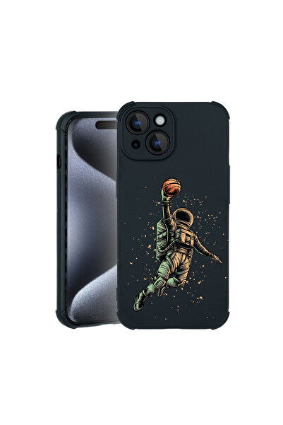 bestcase Carcasă Pro Shock pentru Apple iPhone 15, cu design Astronaut Basket...