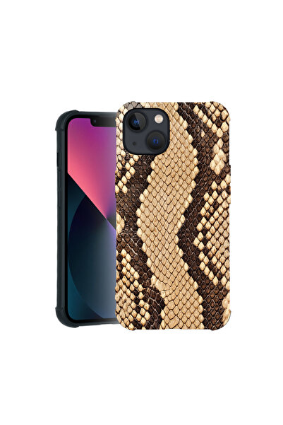 bestcase Carcasă Pro Shock pentru Apple iPhone 14, model piele de șarpe, 3100...
