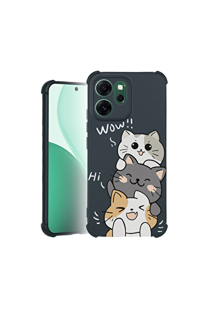 bestcase Carcasă Pro Shock pentru Oppo Reno 14F / FS, cu design Cat Wow, 3100041 ASB 1855