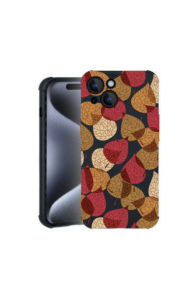 bestcase Carcasă Pro Shock pentru Apple iPhone 15, cu design Culori de toamnă - Frunze, 3100031 ASB 98