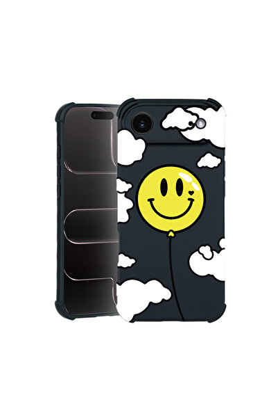 bestcase Carcasă Pro Shock pentru Apple iPhone 17 Air, cu design balon zâmbet...