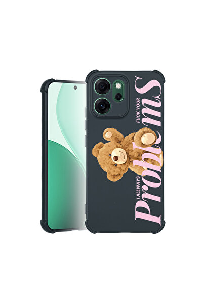 bestcase Carcasă Pro Shock pentru Oppo Reno 14F / FS, cu design Teddy Bear - Problemele tale, 3100041 ASB 1462