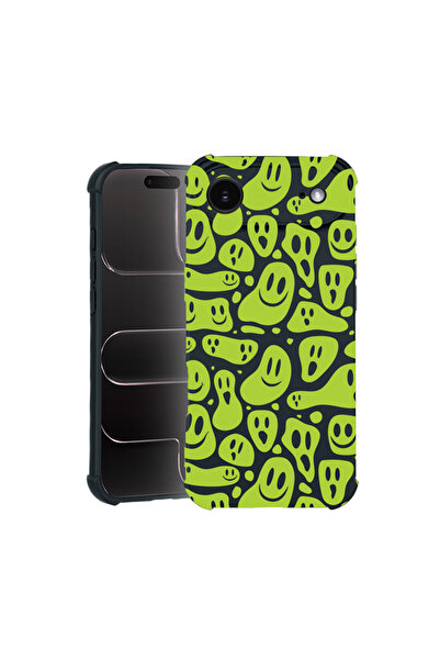 bestcase Carcasă Pro Shock pentru Apple iPhone 17 Air, cu design verde acid s...