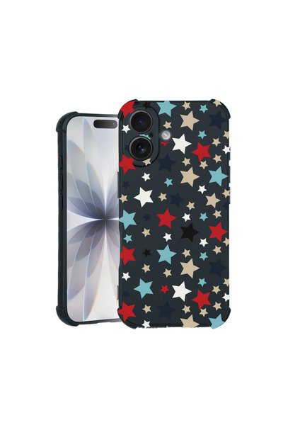 bestcase Carcasă Pro Shock pentru Apple iPhone 15 Pro, cu Design Stars, 31000...