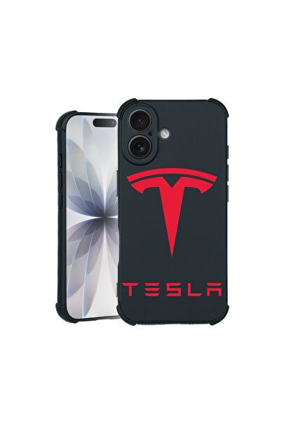 bestcase Carcasă Pro Shock pentru Apple iPhone 16 Pro Max, cu design Tesla Re...