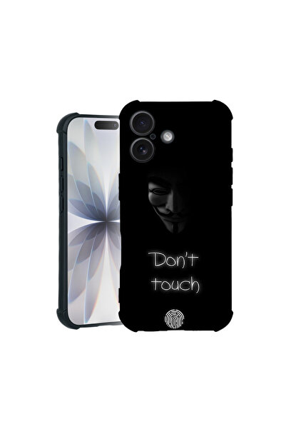 bestcase Θήκη Pro Shock για Apple iPhone 17, με σχέδιο cu Μην αγγίζετε το τηλ...