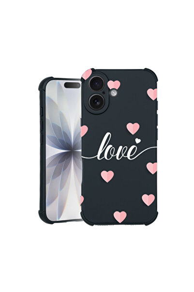 bestcase Carcasă Pro Shock pentru Apple iPhone 16, cu design Love Flying Hear...