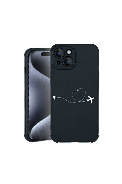 bestcase Carcasă Pro Shock pentru Apple iPhone 15, cu design Love To Travel, ...