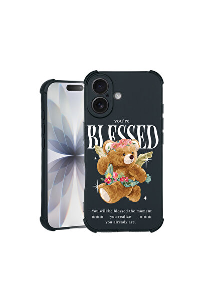 bestcase Carcasă Pro Shock pentru Apple iPhone 14 Pro, cu design Teddy Bear B...
