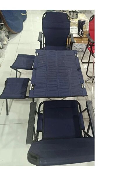 BttLive Kamp Piknik Masa Sandalye Tabure 5'li SET Renkler Fark Gösterebilir