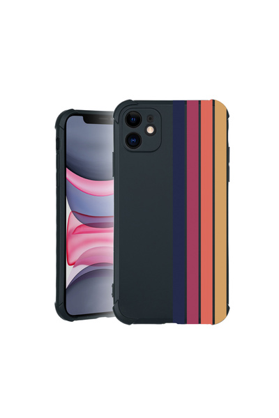 bestcase Carcasă Pro Shock pentru Apple iPhone 11, cu design Retro Lines, 310...