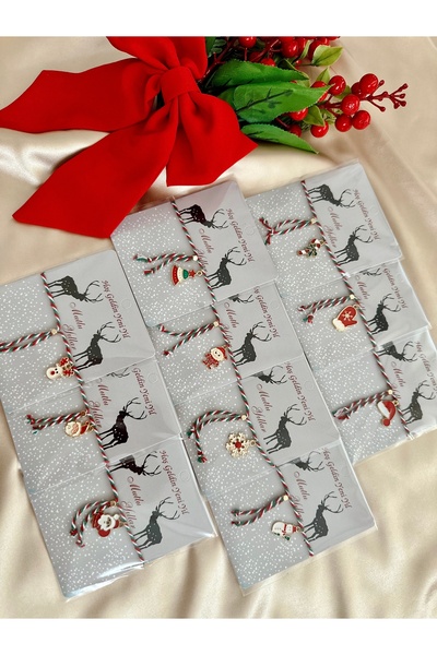 the canelif accessories 10’lu Yeni Yıl Temalı Ayarlanabilir Bileklik – Sevdiklerinize Özel Hediye