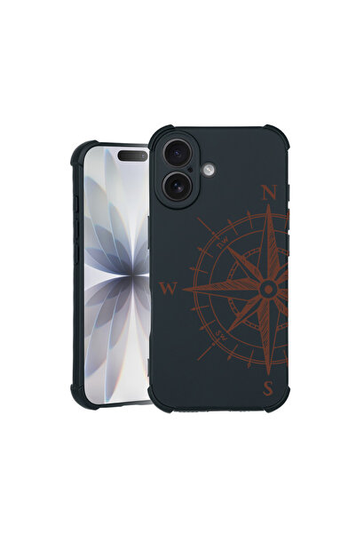 bestcase Carcasă Pro Shock pentru Apple iPhone 15 Pro Max, cu design Compass,...