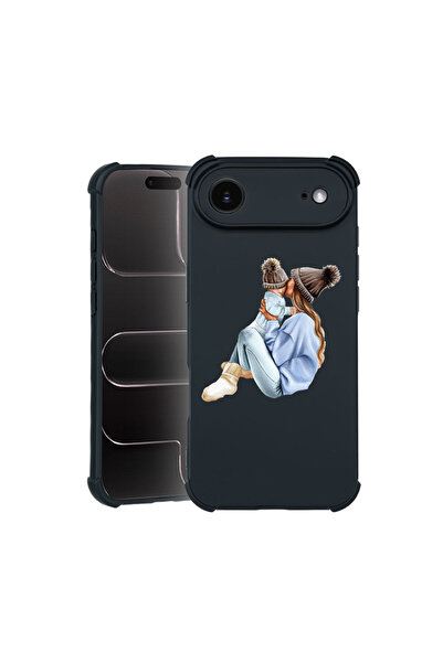 bestcase Θήκη Pro Shock για Apple iPhone 17 Air, με σχέδιο κορίτσι μαμά με αγ...