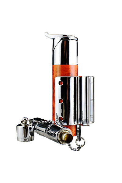 Sarome Brichetă Japonia jet flame trabucuri + punch Inox - Cadou