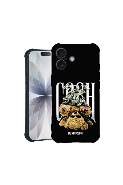 bestcase Carcasă Pro Shock pentru Apple iPhone 15 Pro, cu design ursuleț de p...