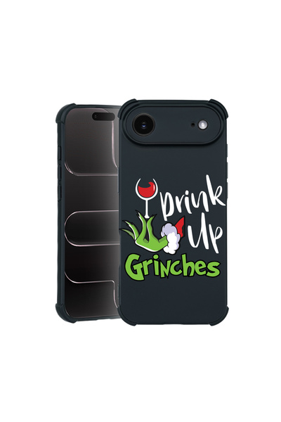 bestcase Калъф Pro Shock за Apple iPhone 17 Air, с дизайн Grinches - Drink Up...