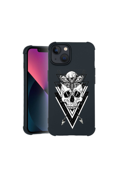 bestcase Carcasă Pro Shock pentru Apple iPhone 12 / 12 Pro, cu design craniu,...