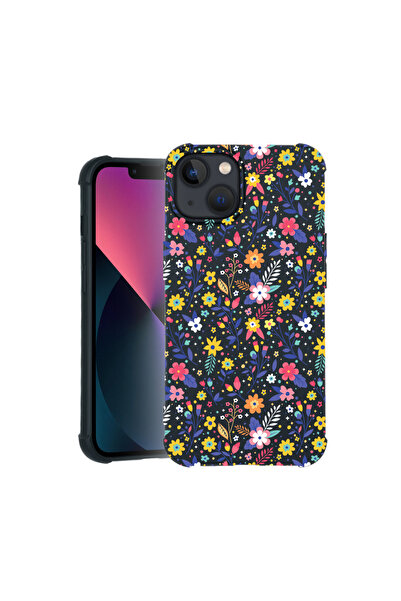 bestcase Carcasă Pro Shock pentru Apple iPhone 14, model floral, design cubic, 3100028 ASB 955