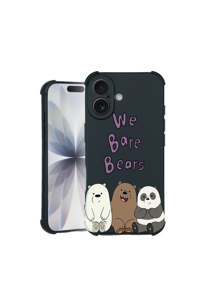 bestcase Θήκη Pro Shock για Apple iPhone 16 Pro, με σχέδιο αρκουδάκια, 310003...