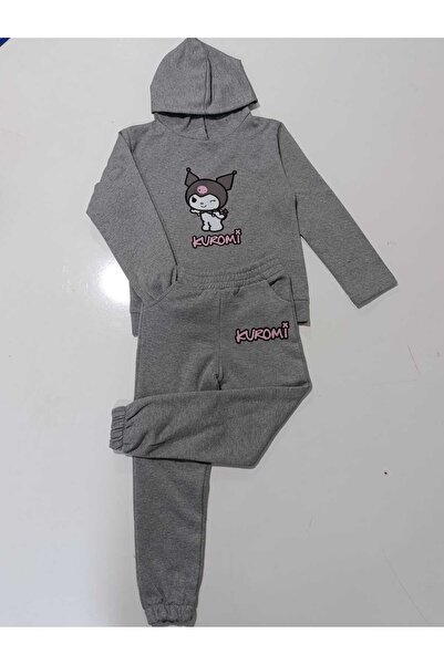 Nice Clothes Children's Tracksuit Set Hooded Unisex Kuromi Print