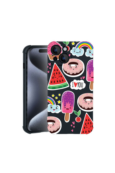 bestcase Carcasă Pro Shock pentru Apple iPhone 15, cu design Summer Feeling, 3100031 ASB 87