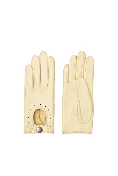 OEM Driving gloves for women, nappa leather, Klara model, Cream