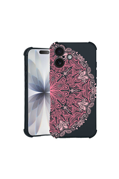 bestcase Carcasă Pro Shock pentru Apple iPhone 17, cu design din dantelă roz,...